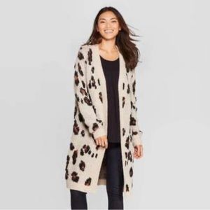 Knox Rose Leopard Print Cardigan